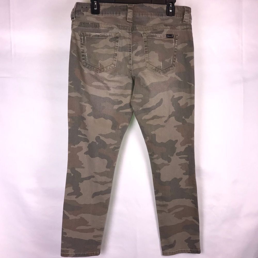 Seven7 Skinny Camo Jeans